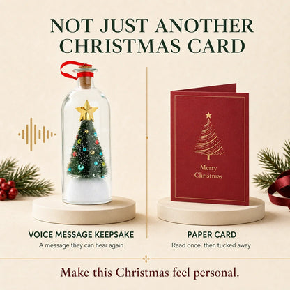Message Bottle Christmas Tree