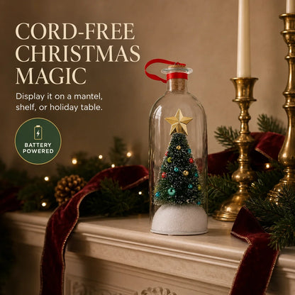 Message Bottle Christmas Tree