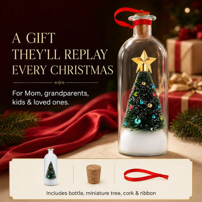 Message Bottle Christmas Tree