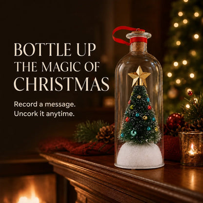 Message Bottle Christmas Tree
